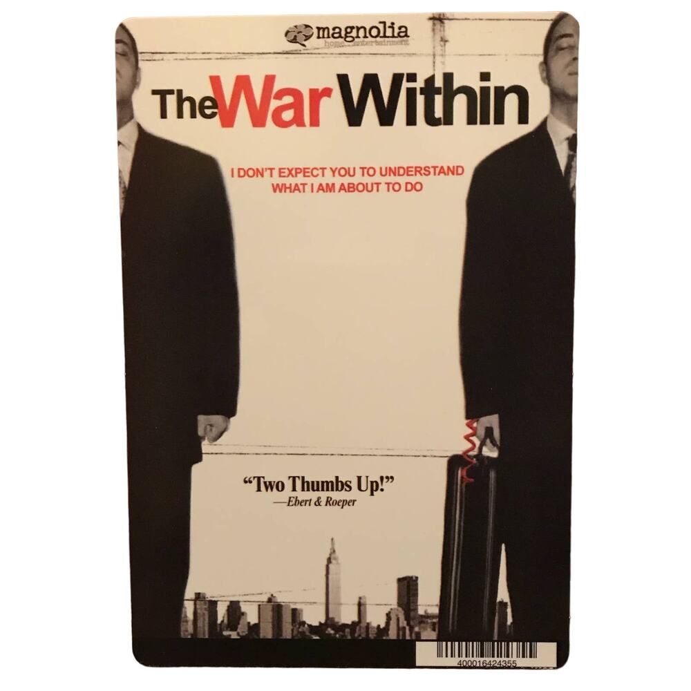 Mini Movie Poster - The War Within - Art Home Theater Office Decor Fits A5 Frame